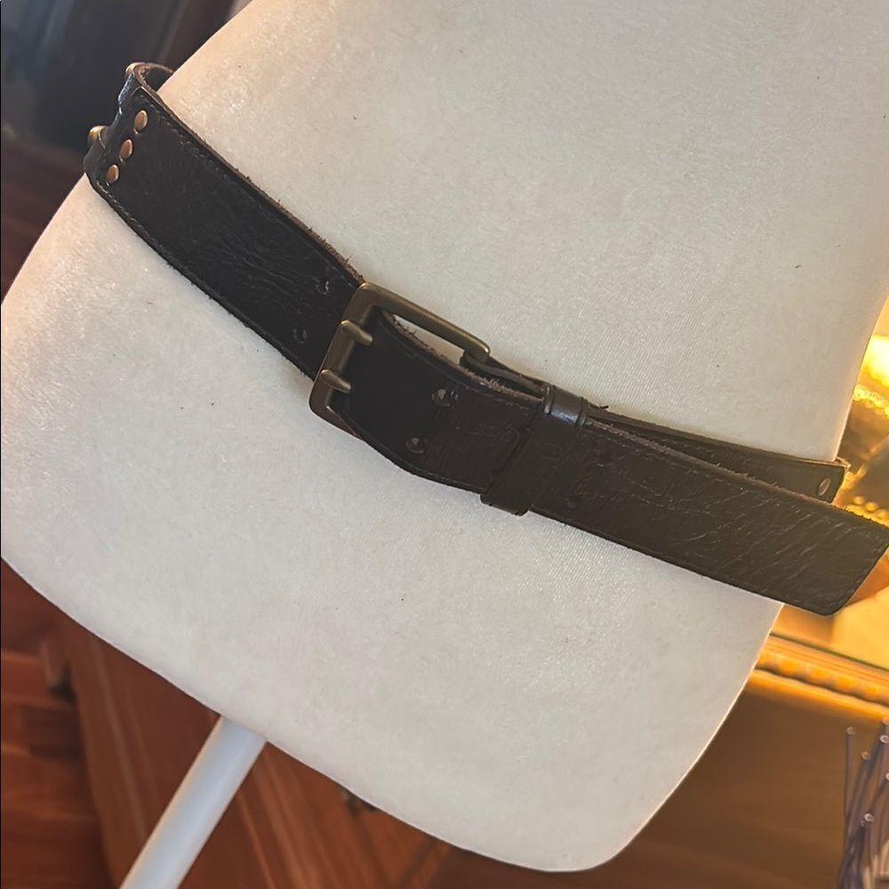 Vintage Gap Leather Belt with Grommets